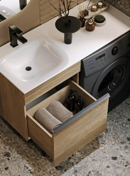 Тумба под стиральную машину Aqwella Terra 115 TER01051DB